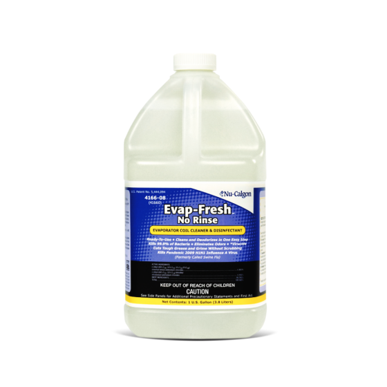 4166-08 - Nu-Calgon 4166-08 - Evap-Fresh No-Rinse Evaporator Coil Cleaner &  Disinfectant (1 Gallon)