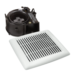 Broan® Flex™ Motor/Blade/Grille Assembly 80CFM, 1.2 Sones, 120Vac (Wall Mountable)