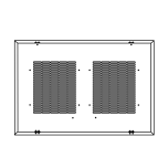 Louvered Panel Accessory with Filter Rack