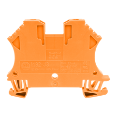 Feed Through Terminal Block, 2.5mm (Orange)