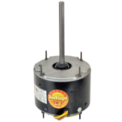 Mars® Condenser Fan Motor 1/4 HP, 1075 RPM, 460Vac, 0.65A, 7.5µF/440Vac, 1 Speed, 70°C (PSC)