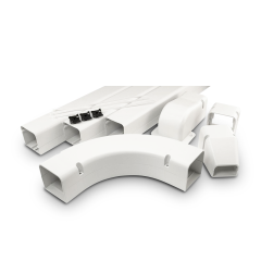 SpeediChannel™ Line Set Cover Installation Kit with Channels 4&quot;