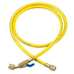 Yellow Jacket® Plus II™ Ball Valve Charging Hose 800 psi, 1/4&quot; x 1/4&quot; x 60&quot; (Yellow)