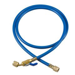 Yellow Jacket® Plus II™ Ball Valve Charging Hose 800 psi, 1/4&quot; x 1/4&quot; x 60&quot; (Blue)