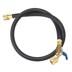 Yellow Jacket® Plus II™ Heavy-Duty Ball Valve Charging Hose 800 psi, 1/4&quot;  x 1/4&quot; x 72&quot;