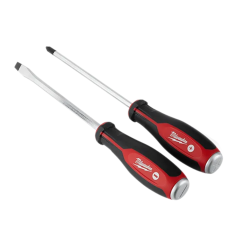 Milwaukee® 2-Piece 6&quot; Demolition Screwdriver Set #6 Phillips &amp; 5/16&quot; Slotted