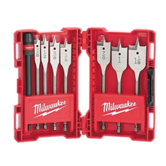 Milwaukee® 8-Piece Flat Boring Bit 6&quot; Universal Set