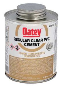 Oatey® Regular Clear PVC Cement 16 oz.