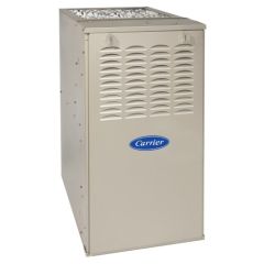 Carrier Comfort™ Multipoise Furnace, 80% AFUE, 18 Speed ECM, Single Stage, (SCAQMD/SJVAPCD/BAAQMD Compliant) Ultra-Low NOx, 115/1