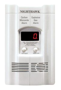 Kidde AC Plug-In Carbon Monoxide, Propane &amp; Natural Gas Alarm with Digital Display