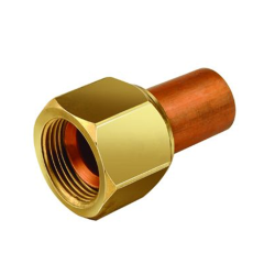 3/8&quot; Flared Copper Swivel Adapter 