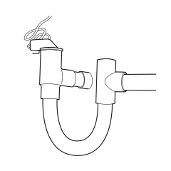 Condensate Drain Trap Accessory for Packaged-Air Handling Units (6 to 30 Tons)