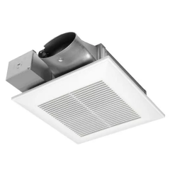 Panasonic WhisperValue® ENERGY STAR® Certified Ventilation Fan 4 in. Oval Duct, 30 to 100CFM, 0.9 Sones, 120Vac (Wall Mountable, Multi-Speed)