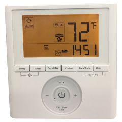 Wired Remote Controller, 7-Day Programmable Thermostat for Ductless Split Systems