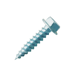 Duro Dyne® Super Saber® Self Piercing Screws with Taper Point 1/4 in. Hex Head, 1/2 in. L, #8 (1,000 pk)