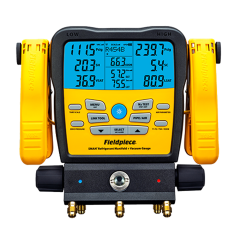 Fieldpiece® SMAN Wireless 3-Port Refrigerant Manifold (A2L Compatible)